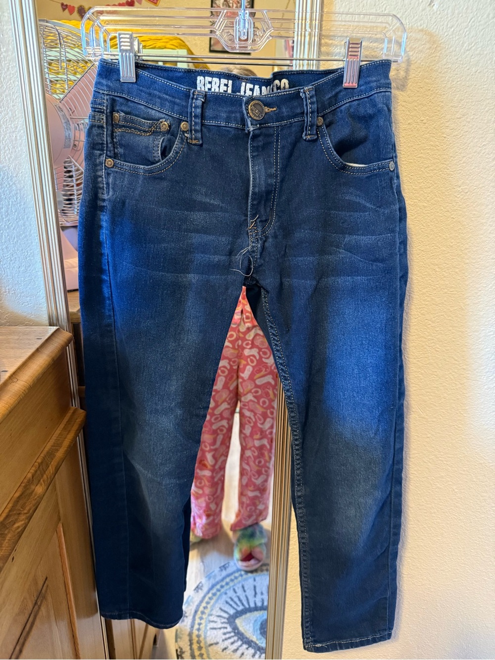 Boys' Dark Blue Stretch Jeans